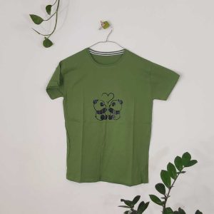 تیشرت زنانه پنبه پاندا 2-سبز