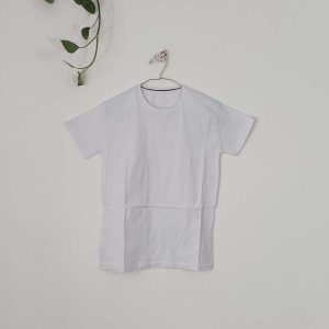 تیشرت سوپر پبنه ساده-سفید