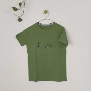 تیشرت زنانه پنبه ضربان-سبز