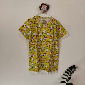 اچ & ام و سیسیل-طرح دار,زرد