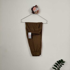 شلوارک جیبدار LEDI-خردلی,قهوه ای