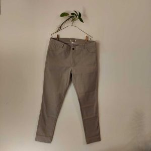 شلوار کتان-کرم