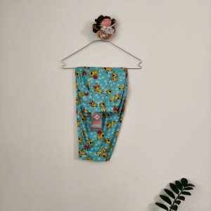 شلوارک لیدی-طرح دار,آبی,فیروزه ای