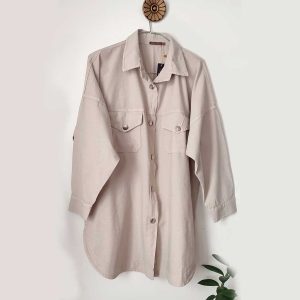 شومیز اسپرت لینن-کرم