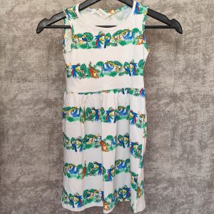 پیراهن بچه گانه H&M-طرح دار,سفید,سبز