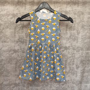 پیراهن بچه گانه H&M-طرح دار,طوسی,نارنجی