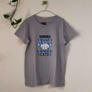 تیشرت زنانه پنبه ترک-طوسی