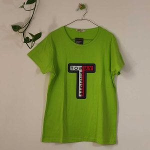 تیشرت زنانه پنبه ترک-سبز