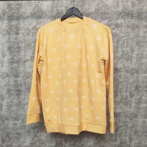 آستین بلند قلبی-کرم