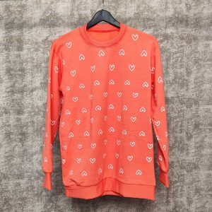 آستین بلند قلبی-گل‌بهی