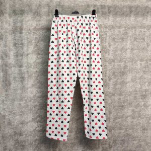 شلوار ملانژ ساده-طرح دار,طوسی روشن