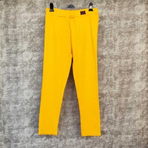 شلوار لگ سایز بزرگ-زرد