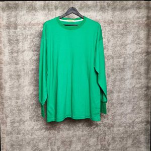 بلوز پنبه آستین دار-سبز