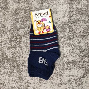 جوراب بچه گانه-مشکی,راه راه