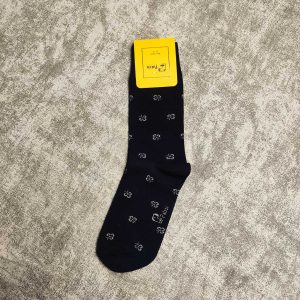 جوراب مردانه پاتریس-سرمه ای,طرح دار