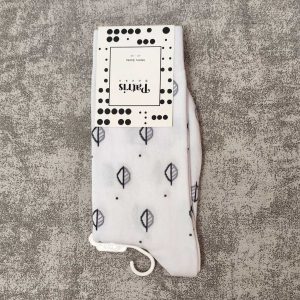 جوراب مردانه پاتریس-سفید,طرح دار