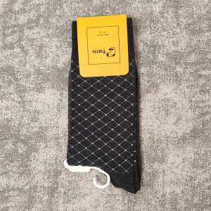 جوراب مردانه پاتریس-طوسی تیره,چهارخانه