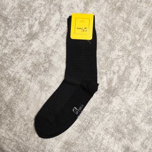 جوراب مردانه پاتریس-مشکی,طرح دار