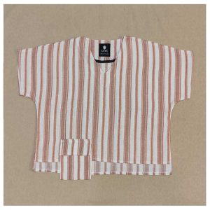 کراپ کنفی OAK-راه راه,نارنجی