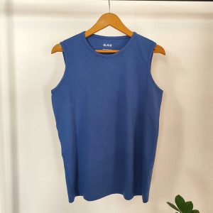 تاپ حلقه ای ساده-آبی