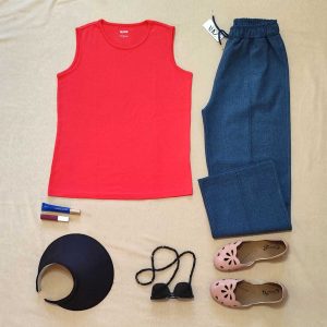 تاپ حلقه ای ساده-گل‌بهی