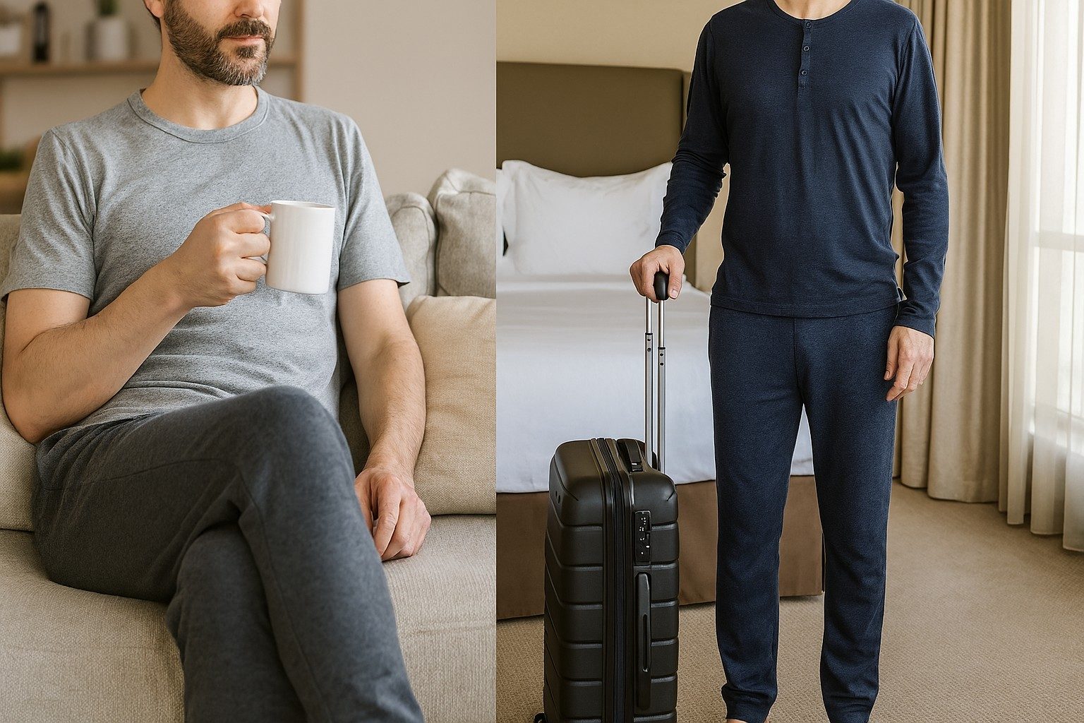 لباس-راحتی-مردانه-برای-خانه-و-سفر