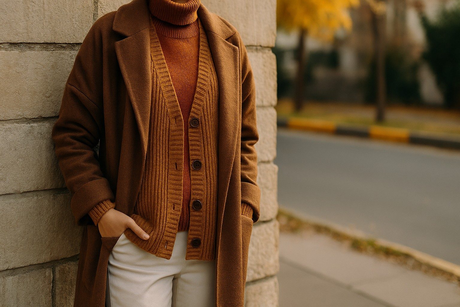 مانتو-پاییزه؛-لایه‌گذاری-و-رنگ‌های-فصل