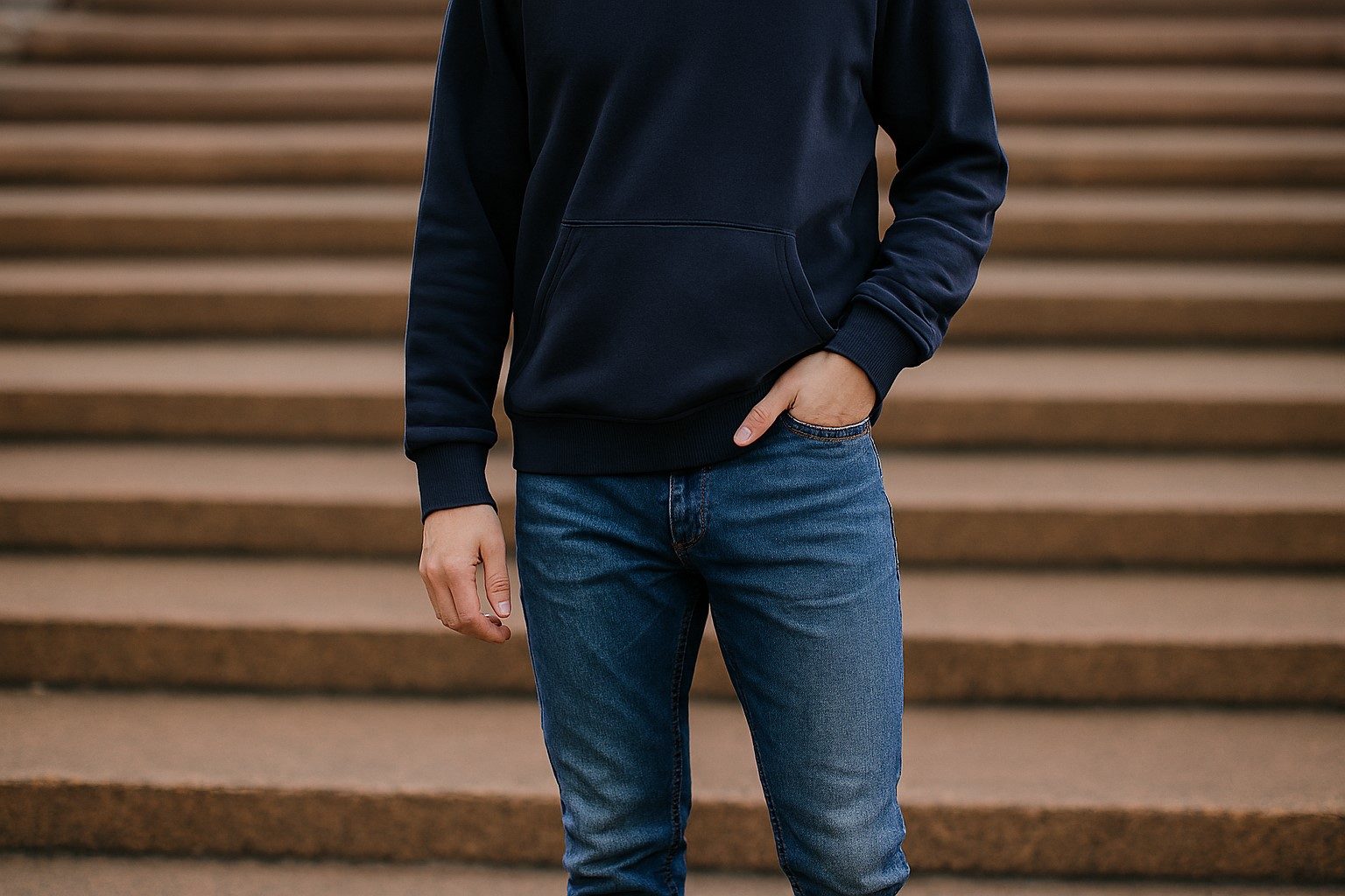 نحوه-ست-کردن-سویشرت-شیک-با-شلوار-جین